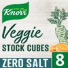 Knorr 8 Zero Salt Veggie Stock Cubes 72G