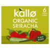 Kallo Organic Sriracha 6 Stock Cubes 66G