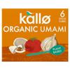 Kallo Organic Umami 6 Stock Cubes 66G