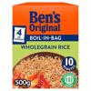 Ben's Original Boil In Bag Wholegrain Rice 4 Pack 500G