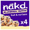 Nakd Blueberry Muffin Fruit & Nut Bars 4X35g