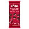 Kallo Mini Dark Chocolate Rice Cakes 4X21g