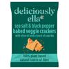 Deliciously Ella Veggie Crackers Salt & Pepper 100G