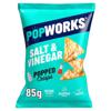 Popworks Salt & Vinegar Popped Crisps 85G