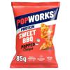 Popworks Protein Sweet Bbq Popped Crisps 85G