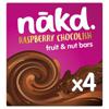 Nakd Raspberry Chocolish Fruit & Nut Bars 4X35g
