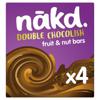 Nakd Double Chocolish Fruit & Nut Bars 4X35g