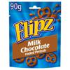 Flipz Milk Chocolate Coated Pretzels 90G