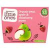 Sainsbury's Little Ones Organic Pear, Apple & Strawberry Puree 4+ Months 4 x 100g (400g)