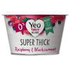 Yeo Valley Organic Super Thick Creamy Yogurt Raspberry & Blackcurrant 150g