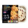 Sainsbury's Just Cook Lattice Pastry British Chicken Breasts with Cheddar Cheese & Smoked Bacon 362g (serves x2)