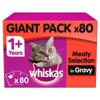 Whiskas Adult 1+ Wet Cat Food Pouches Meat Selection in Gravy
