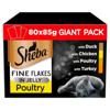 Sheba Fine Flakes Adult 1+ Wet Cat Food Pouches Poultry 