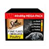 Sheba Select Slices Wet Cat Food Pouches Mixed Poultry Selection in Jelly