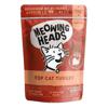 Meowing Heads Top Cat Turkey Wet Cat Food Pouch