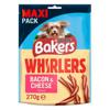Bakers Whirlers Dog Treat Bacon & Cheese