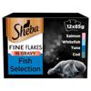 Sheba Fine Flakes Adult Wet Cat Food Pouches Fish Selection in Gravy