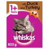 Whiskas 1+ Cat Complete Dry Cat Food with Duck and Turkey