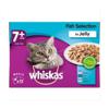 Whiskas Senior 7+ Wet Cat Food Pouches Fish in Jelly