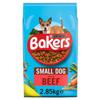 Bakers Small Dry Dog Food Beef & Veg