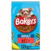 Bakers Adult Dry Dog Food Beef & Vegetables