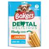 Bakers Dental Delicious Large Dog Chews Chicken