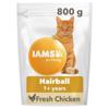 Iams For Vitality Hairball 1+ Years With Fresh Chicken