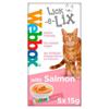 Webbox Cats Delight Lick-e-Lix with Salmon Tasty Yoghurty Treat Sachets