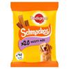 Pedigree Schmackos Dog Treats Meat Variety 20 Sticks