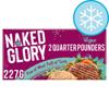 Naked Glory 2 Vegan Quarter Pounders 227G