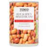 Tesco Hot & SPCY MXD Beans 290g
