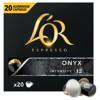 L'Or Espresso Onyx 20 Aluminium Coffee Capsules 
