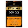 Twinings No.22 Dark Caramel 40 Tea Bags