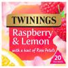 Twinings Raspberry & Lemon 20 Tea Bags
