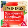 Twinings Strawberry & Elderflower 20 Tea Bags 