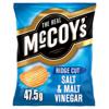 McCoy's Salt & Malt Vinegar Crisps 47.5g