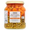 Tesco Petit Pois & Baby Carrots 340G Jar
