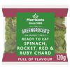 Morrisons Spinach, Wild Rocket, Red & Ruby Chard 