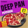 Iceland Deep Pan Pepperoni Pizza 378g