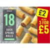 Iceland 18 (Approx.) Duck Spring Rolls 324g