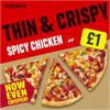 Iceland Thin and Crispy Spicy Chicken Pizza 345g