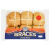 Brace's Family Bread 6 Hot Cross Buns 360g