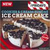 TGI Fridays Cookies and Cream Sundae Ice Cream Cake 360g
