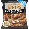 Iceland Chip Shop Curry Chicken Breast Fillet Strips 550g