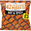 Iceland 42 (approx.) Hot and Spicy Chicken Breast Nuggets 800g
