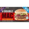 Iceland 4 100% British Beef Double Mac Cheeseburgers 454g