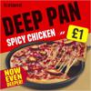 Iceland Deep Pan Spicy Chicken Pizza 397g