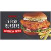 Iceland 2 Southern Fried Fish Burgers 220g
