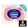 Iceland 4 Unsmoked Gammon Steaks 450g
