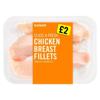 Iceland Class A Fresh Chicken Breast Fillets Skinless and Boneless 300g